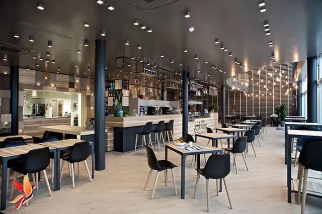 thiết kế nội thất quán cafe10