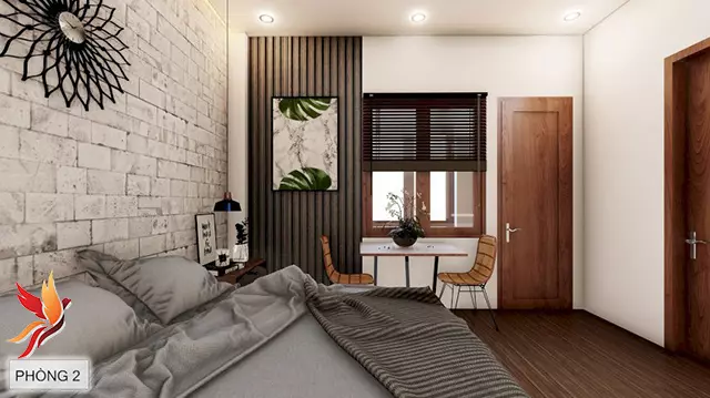 mẫu thiết kế nội thất phòng ngủ căn hộ nhà cô Na1