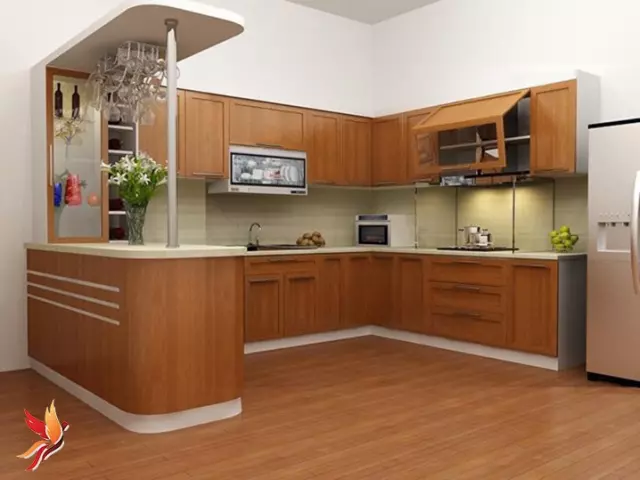 thiết kế nội thất phòng bếp2