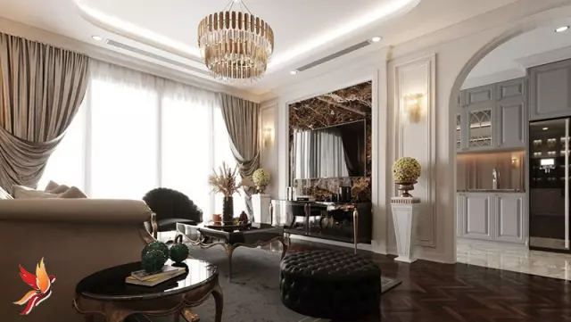 Thiết kế nội thất biệt thự phong cách Luxury9