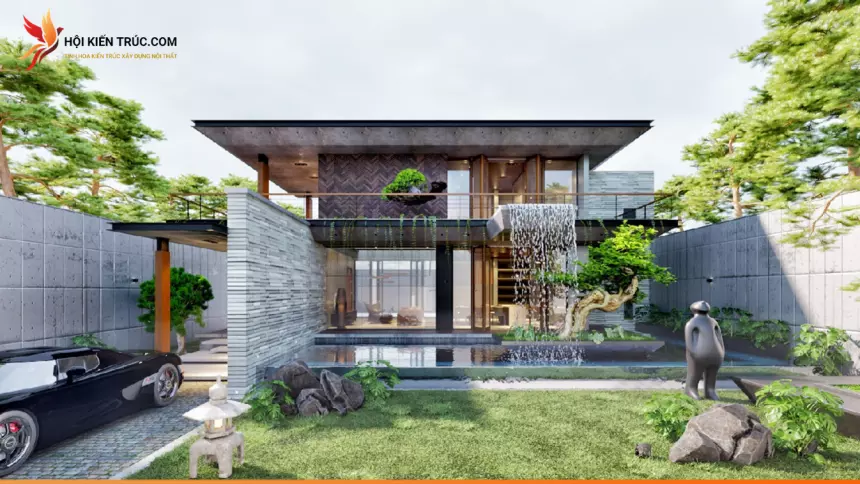 thiết kế kiến trúc nhà vườn quận Thanh Xuân