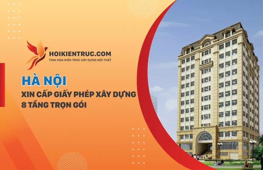giấy phép xây dựng 8 tầng tại Hà Nội